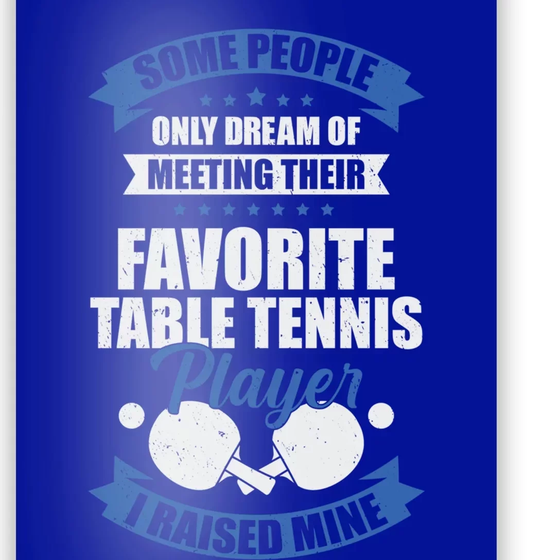 Table Tennis Design Table Tennis Dad Gift Poster