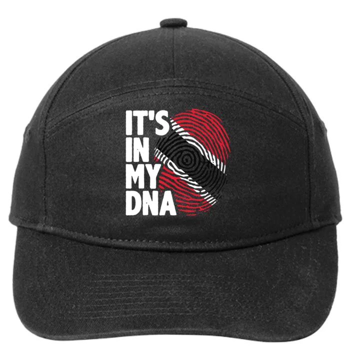 Trinidadian Tobagonian Dna Trinidad And Tobago Flag 7-Panel Snapback Hat