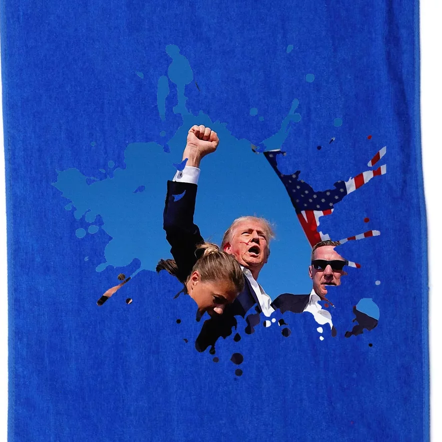 Triumphant Trump Defend Democracy Political Platinum Collection Golf Towel