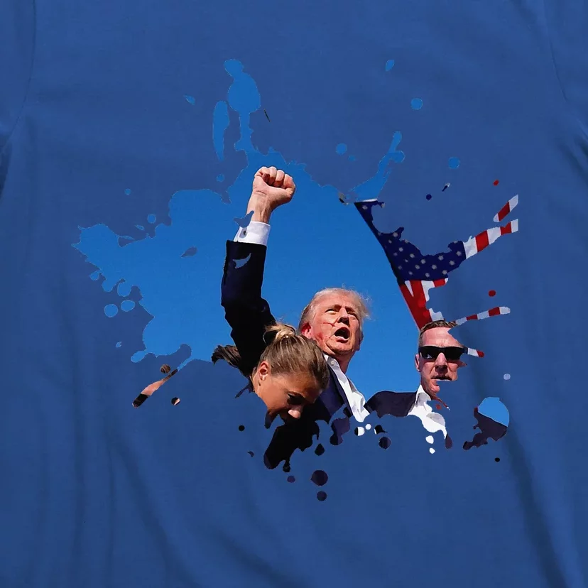 Triumphant Trump Defend Democracy Political T-Shirt