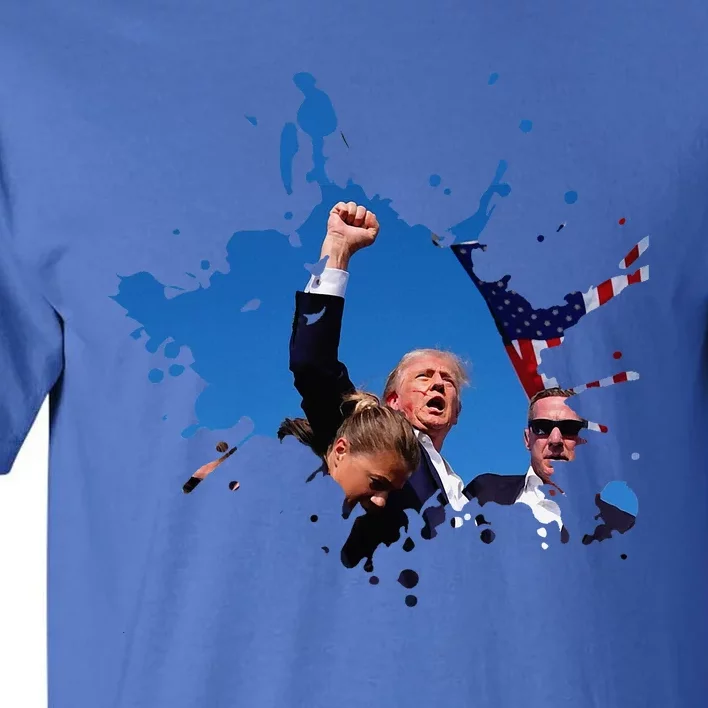 Triumphant Trump Defend Democracy Political Tall T-Shirt