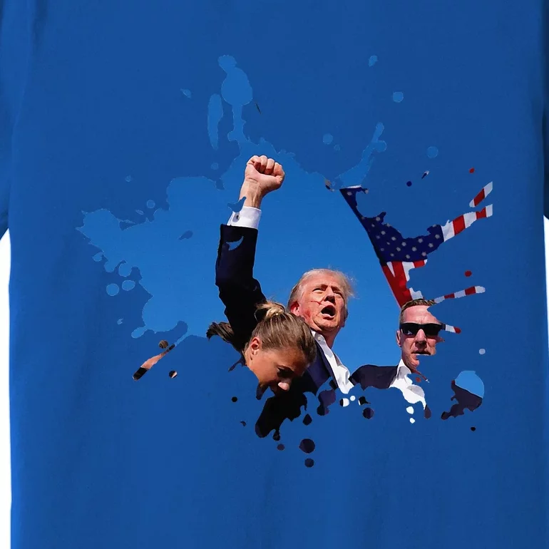 Triumphant Trump Defend Democracy Political Premium T-Shirt