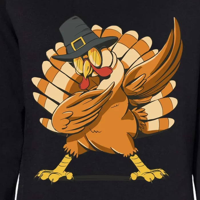 Thanksgiving Turkey Dabbing Funny Womens California Wash Sweatshirt