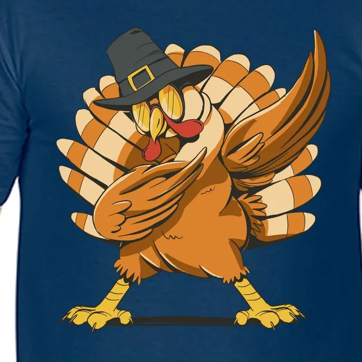 Thanksgiving Turkey Dabbing Funny Comfort Colors T-Shirt