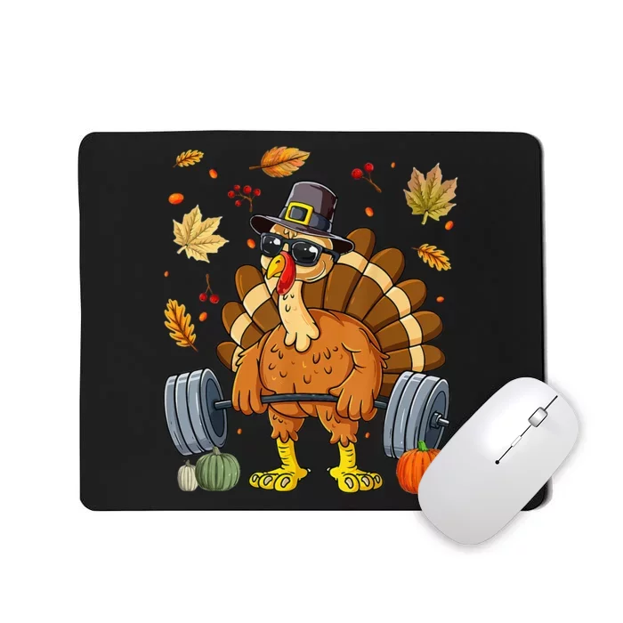 Thanksgiving Turkey Deadlift Boost Your Fitness Mousepad