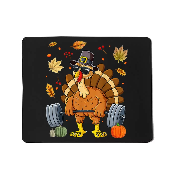 Thanksgiving Turkey Deadlift Boost Your Fitness Mousepad