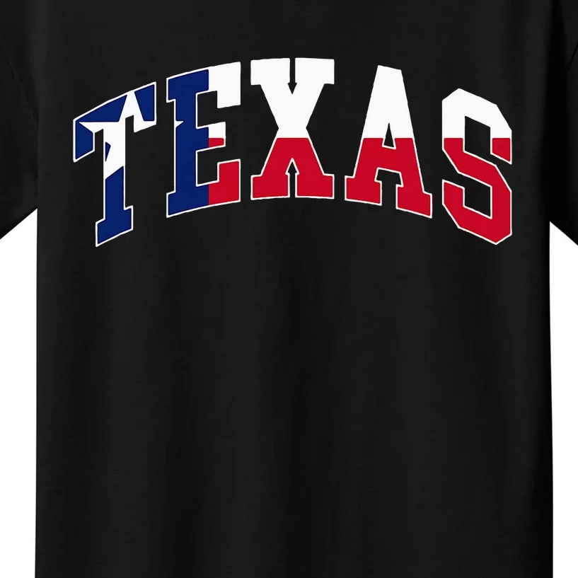 Texas Throwback Design Flag Of Texas Classic Kids T-Shirt