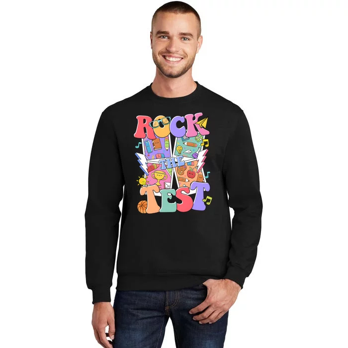 Teacher Test Day Rock The Test Sweatshirt