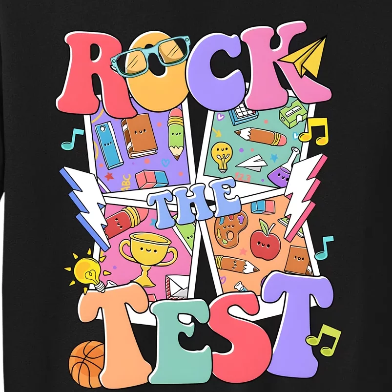 Teacher Test Day Rock The Test Sweatshirt