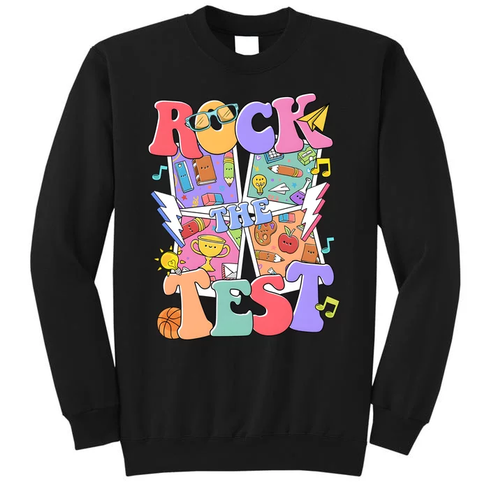 Teacher Test Day Rock The Test Sweatshirt