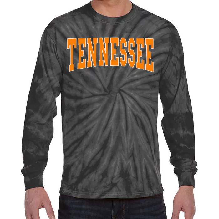 Tennessee Throwback Design Classic Tie-Dye Long Sleeve Shirt