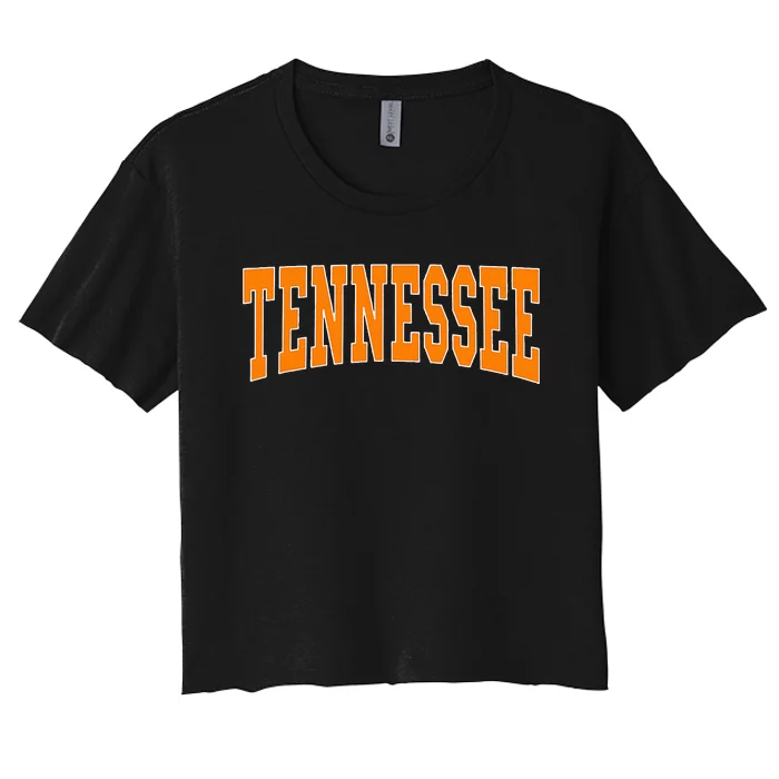 Tennessee Throwback Design Classic Women's Crop Top Tee