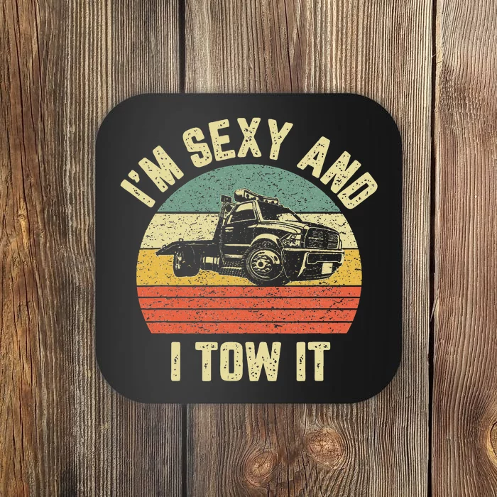 Tow Truck Driver Funny Towing Car Flat Bed Tow Truck Coaster