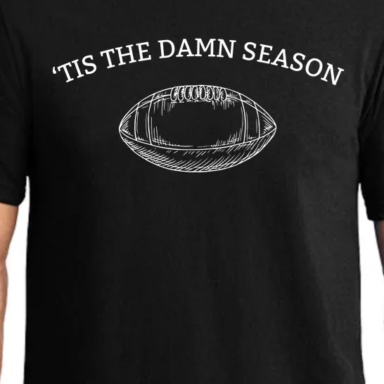 Tis The Damn Season Football Pajama Set