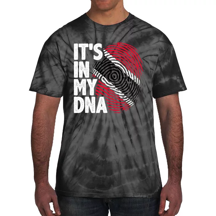 Trinidadian Tobagonian Dna Trinidad And Tobago Flag Tie-Dye T-Shirt