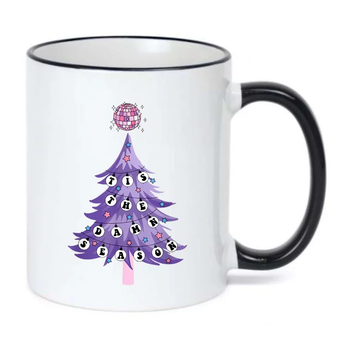 Tis The Damn Season Xmas Christmas Funny Concert Black Color Changing Mug