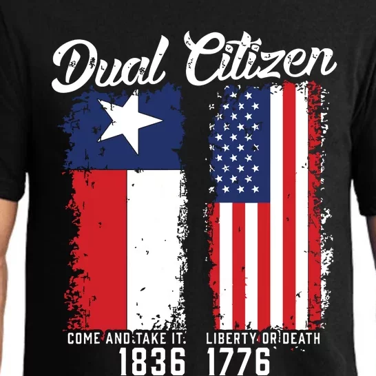 True Texan Dual Citizen Love Texas And America Pajama Set