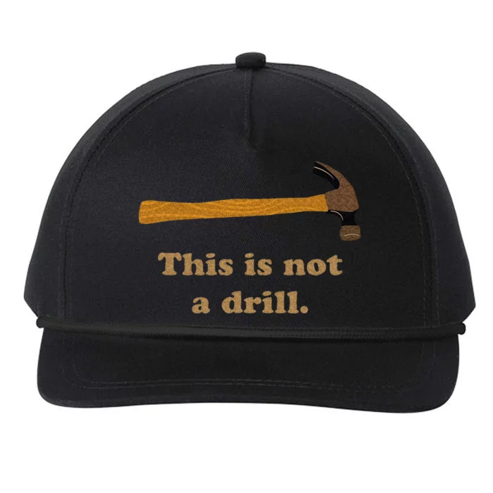 This Trucker Doesnt Play Well Semi Truck Driver Trucking Snapback Five-Panel Rope Hat