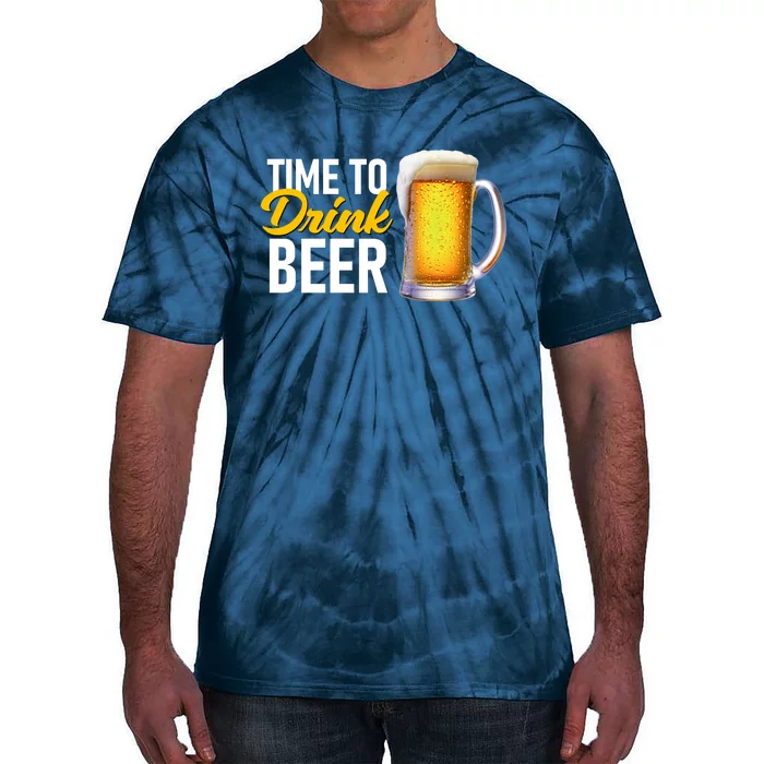 Time To Drink Beer Tie-Dye T-Shirt