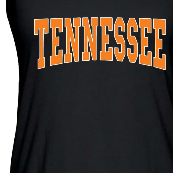 Tennessee Throwback Design Classic Ladies Essential Flowy Tank