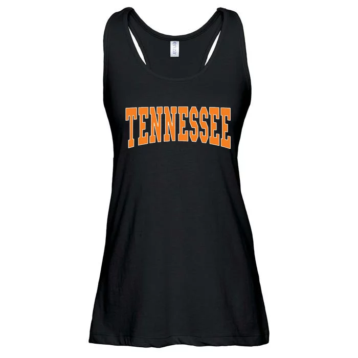 Tennessee Throwback Design Classic Ladies Essential Flowy Tank