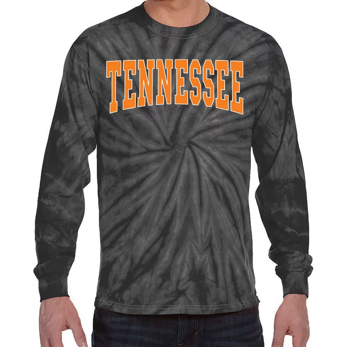 Tennessee Throwback Design Classic Tie-Dye Long Sleeve Shirt