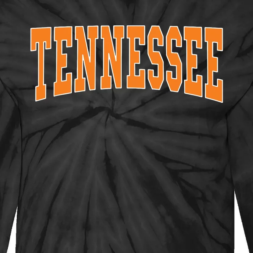 Tennessee Throwback Design Classic Tie-Dye Long Sleeve Shirt