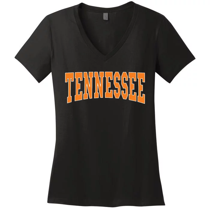 Tennessee Throwback Design Classic Women's V-Neck T-Shirt