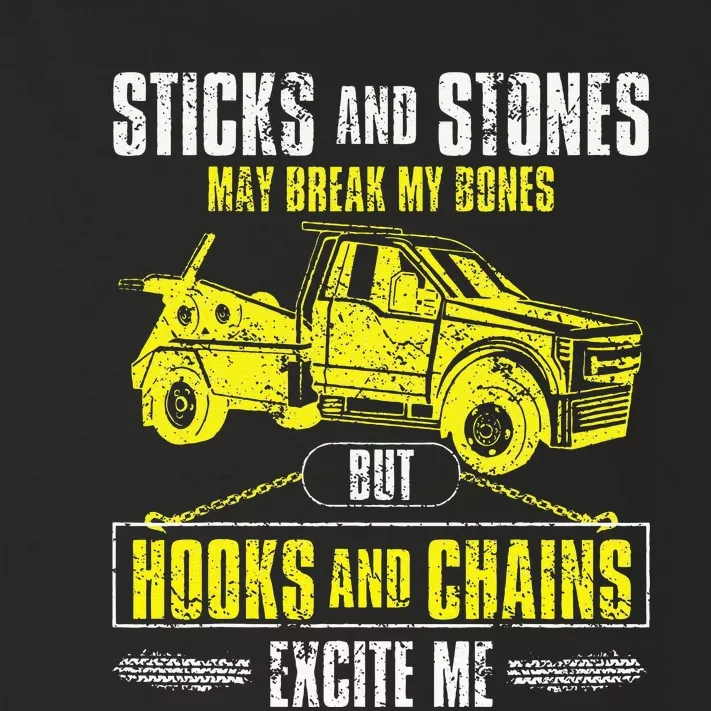 Tow Truck Driver Breakdown Lorry Thin Yellow Line Trucker Toddler Long Sleeve Shirt