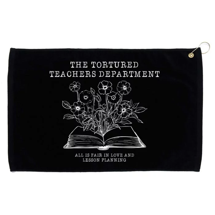 Tortured Teachers Department Grommeted Golf Towel