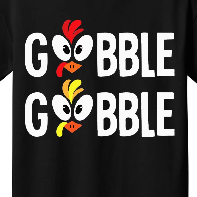 Thanksgiving Turkey Day Fall Thanksgiving Kids T-Shirt