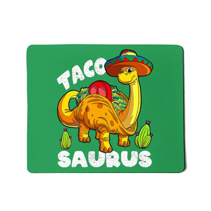 Tacosaurus Taco Dinosaur Funny Dino Cinco De Mayo Mexican Mousepad