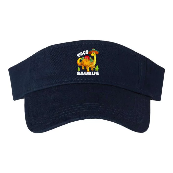 Tacosaurus Taco Dinosaur Funny Dino Cinco De Mayo Mexican Valucap Bio-Washed Visor