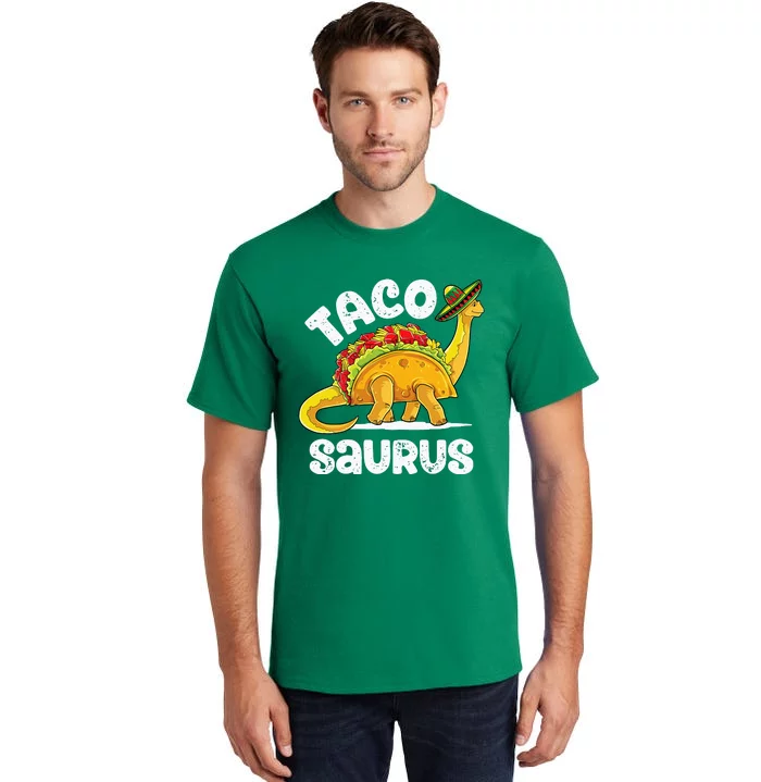 Tacosaurus Taco Dinosaur T rex Funny Cinco de Mayo Tall T-Shirt