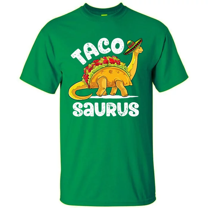 Tacosaurus Taco Dinosaur T rex Funny Cinco de Mayo Tall T-Shirt