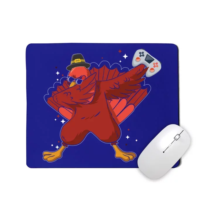 Thanksgiving Turkey Dabbing Video Game Lover Pro Gamer Gift Mousepad