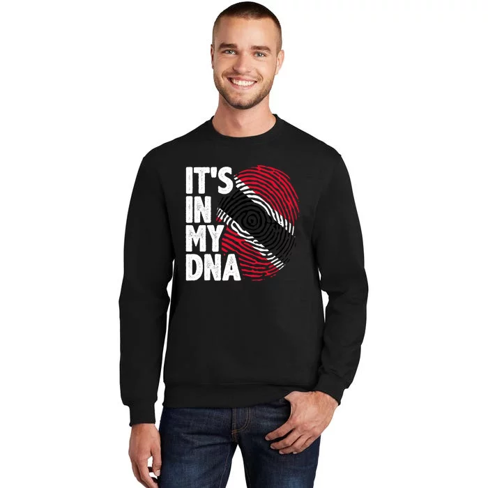 Trinidadian Tobagonian Dna Trinidad And Tobago Flag Tall Sweatshirt