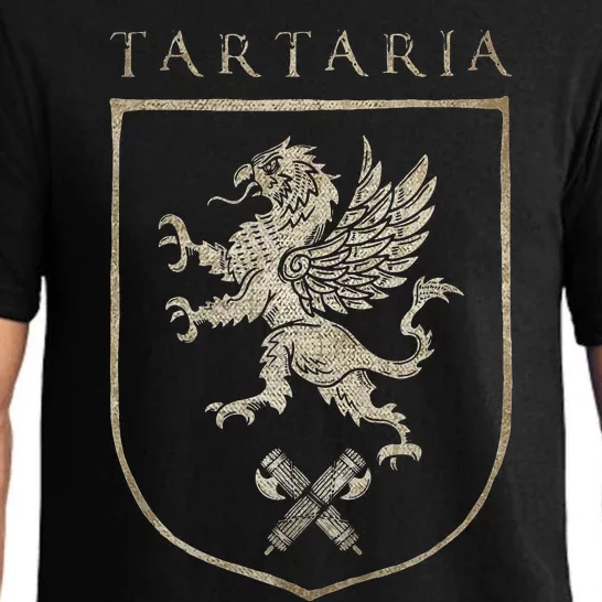 Tartaria Tartarian Empire Griffin, Tartary Family Crest Pajama Set