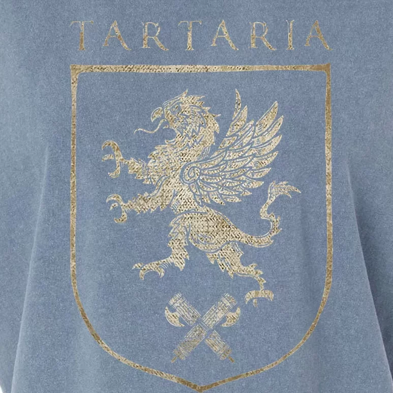 Tartaria Tartarian Empire Griffin, Tartary Family Crest Garment-Dyed Women's Muscle Tee