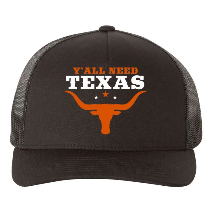 Texas Yupoong Adult 5-Panel Trucker Hat