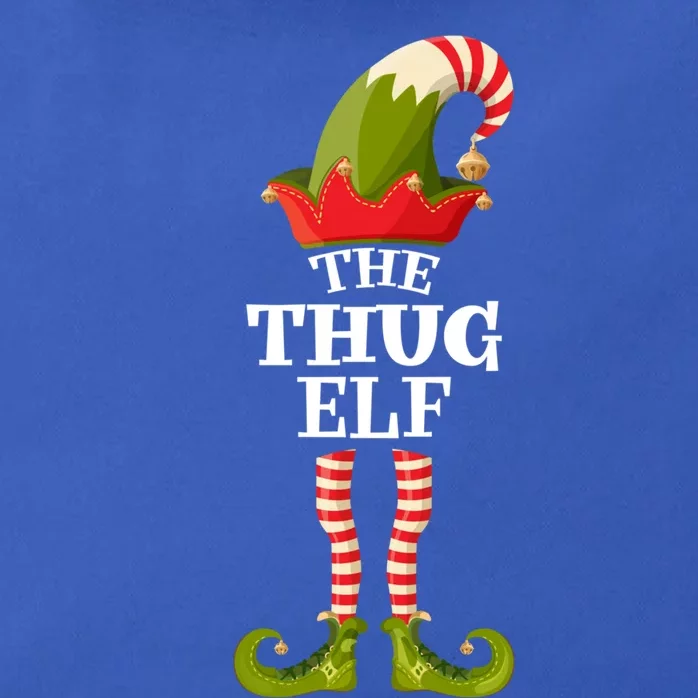 The Thug Elf Gift Funny Christmas Group Matching Family Gift Zip Tote Bag