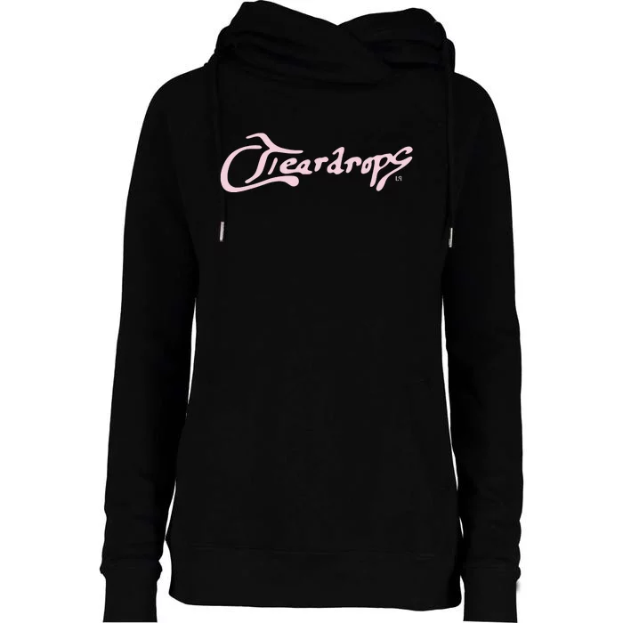 Teardrop Womens Funnel Neck Pullover Hood