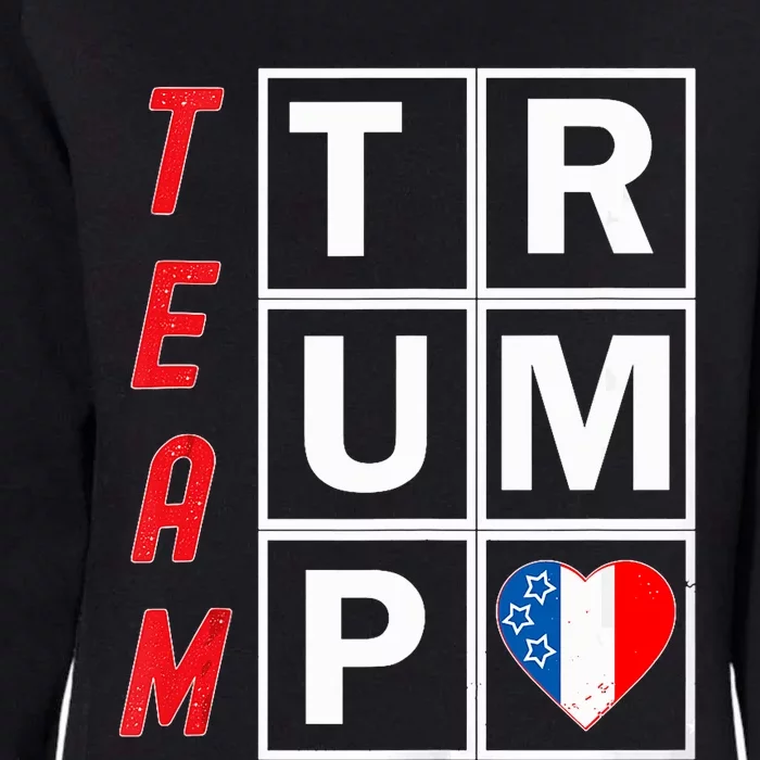 Team Trump Election Design Pro Republican Party Womens California Wash Sweatshirt