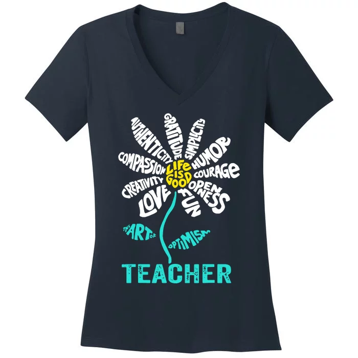 Teacher Women's V-Neck T-Shirt