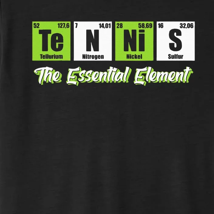 Tennis The Essential Element Funny Love Tennis ChromaSoft Performance T-Shirt