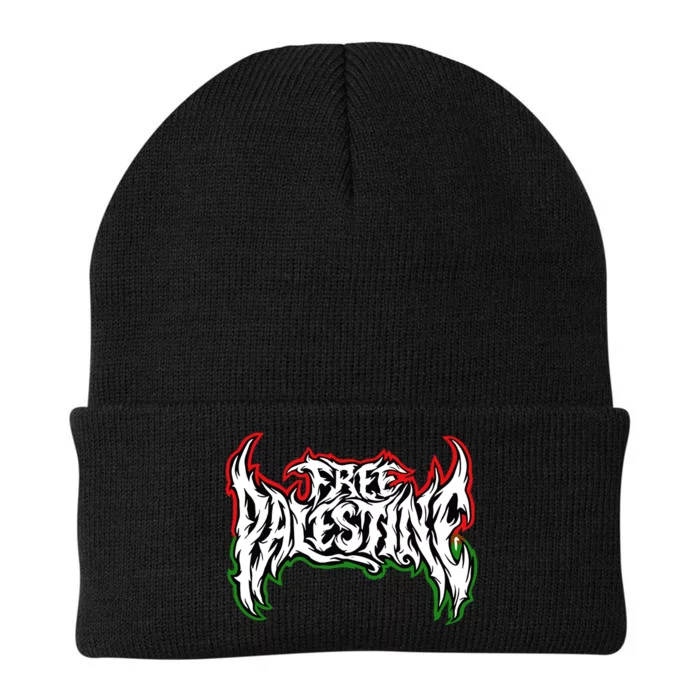 Til The End Free Palestine Knit Cap Winter Beanie