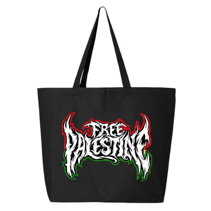 Til The End Free Palestine 25L Jumbo Tote