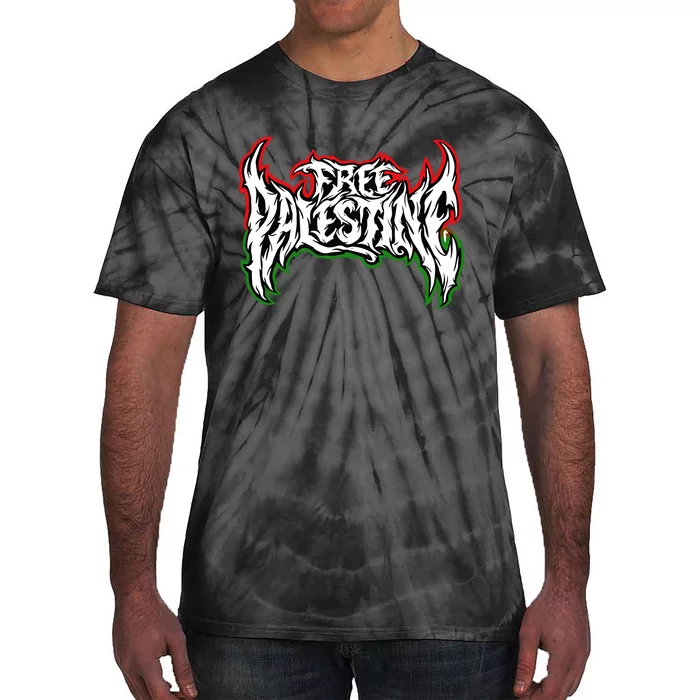 Til The End Free Palestine Tie-Dye T-Shirt