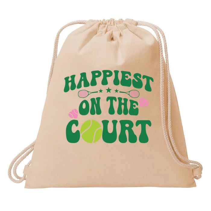 Tennis Drawstring Bag