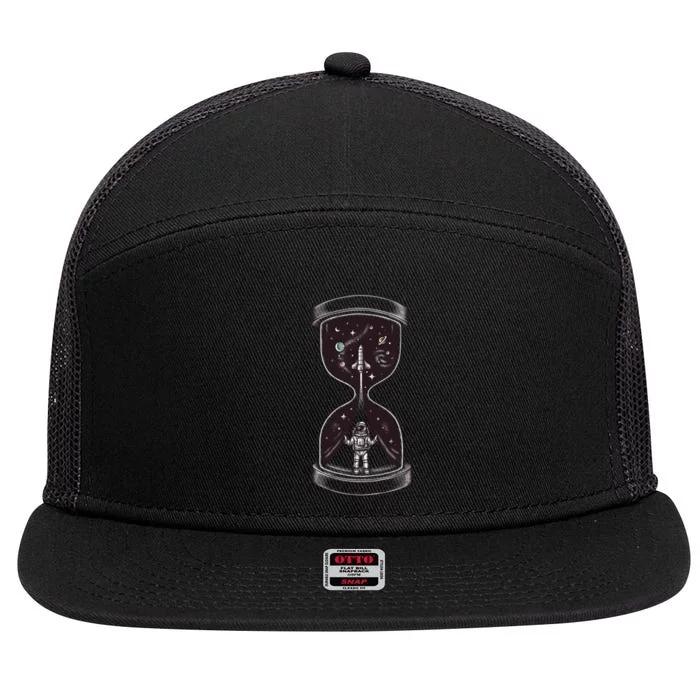 Time To Explore 7 Panel Mesh Trucker Snapback Hat